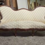 Napoleon III mahogany sofa