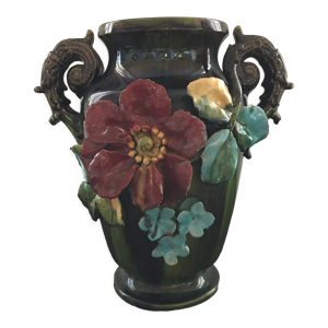Vase xl décor floral