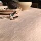 Harvest tablecloth tinted in tea pink