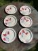 6 earthenware plates Sylvie Hamage Moulin des Loups Nord vintage model