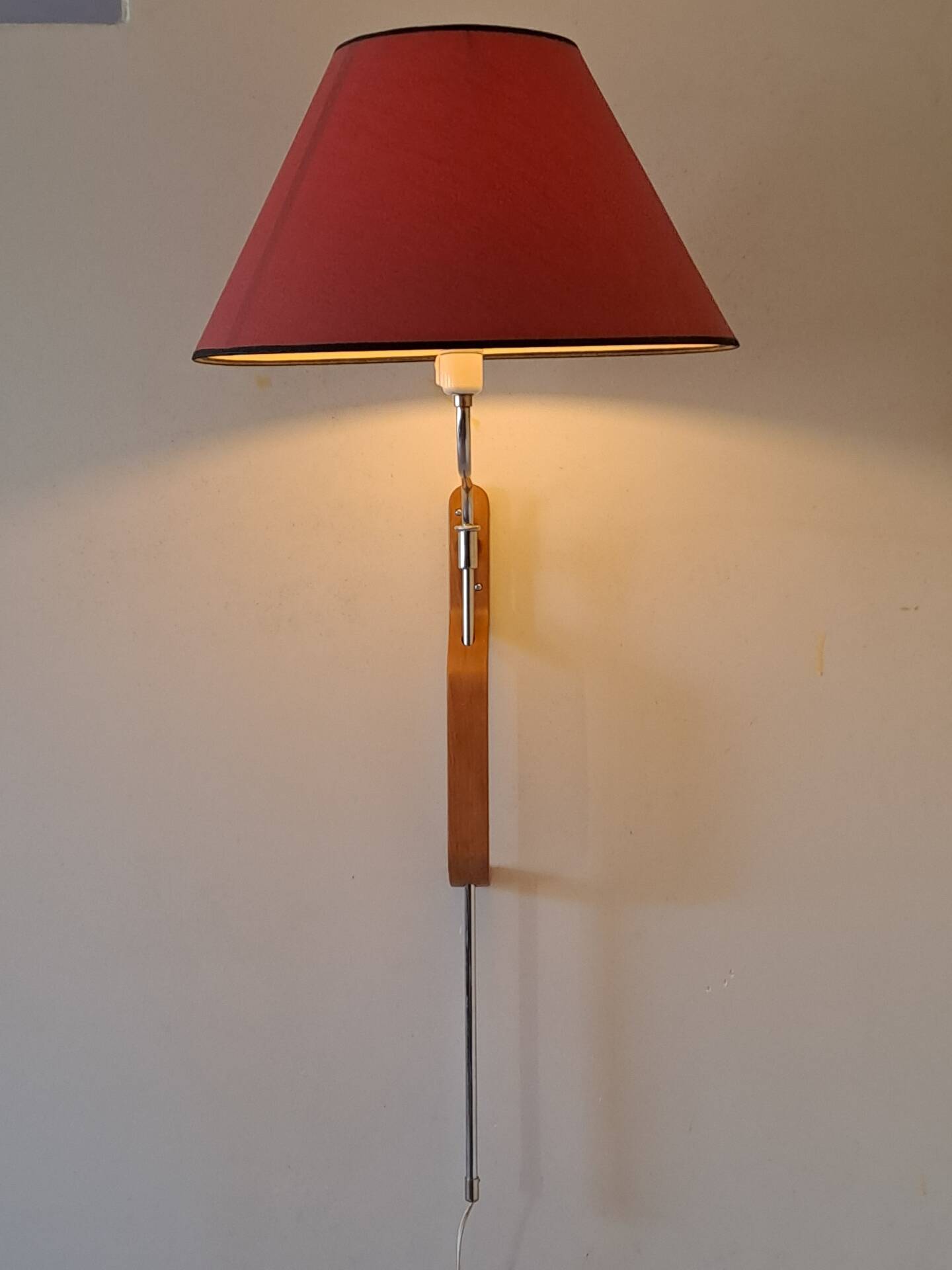 Grevie wall lamp by Atelier Lyktan, Vintage Scandinavian 1960s
