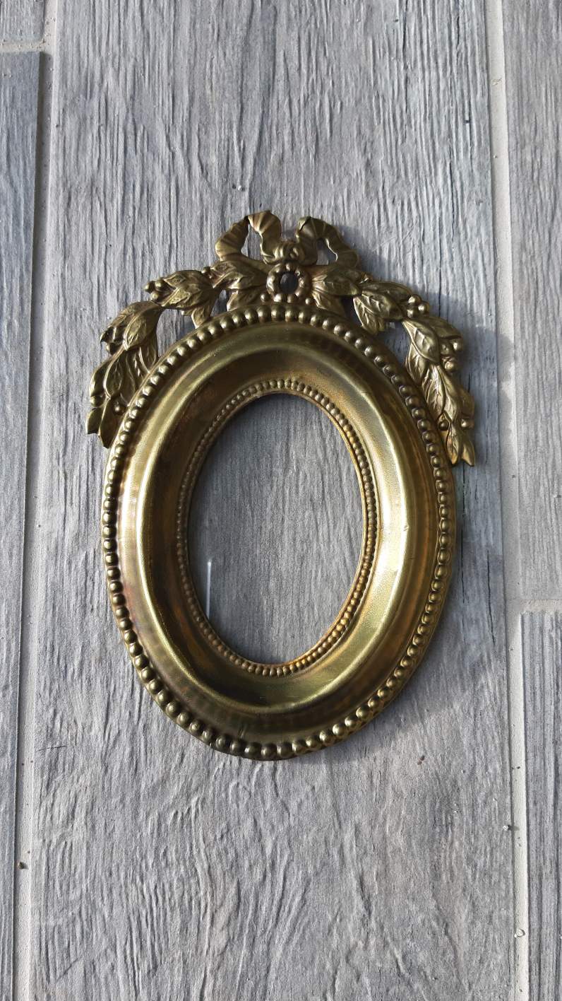 Brass photo frame
