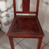 Chaise en cuir