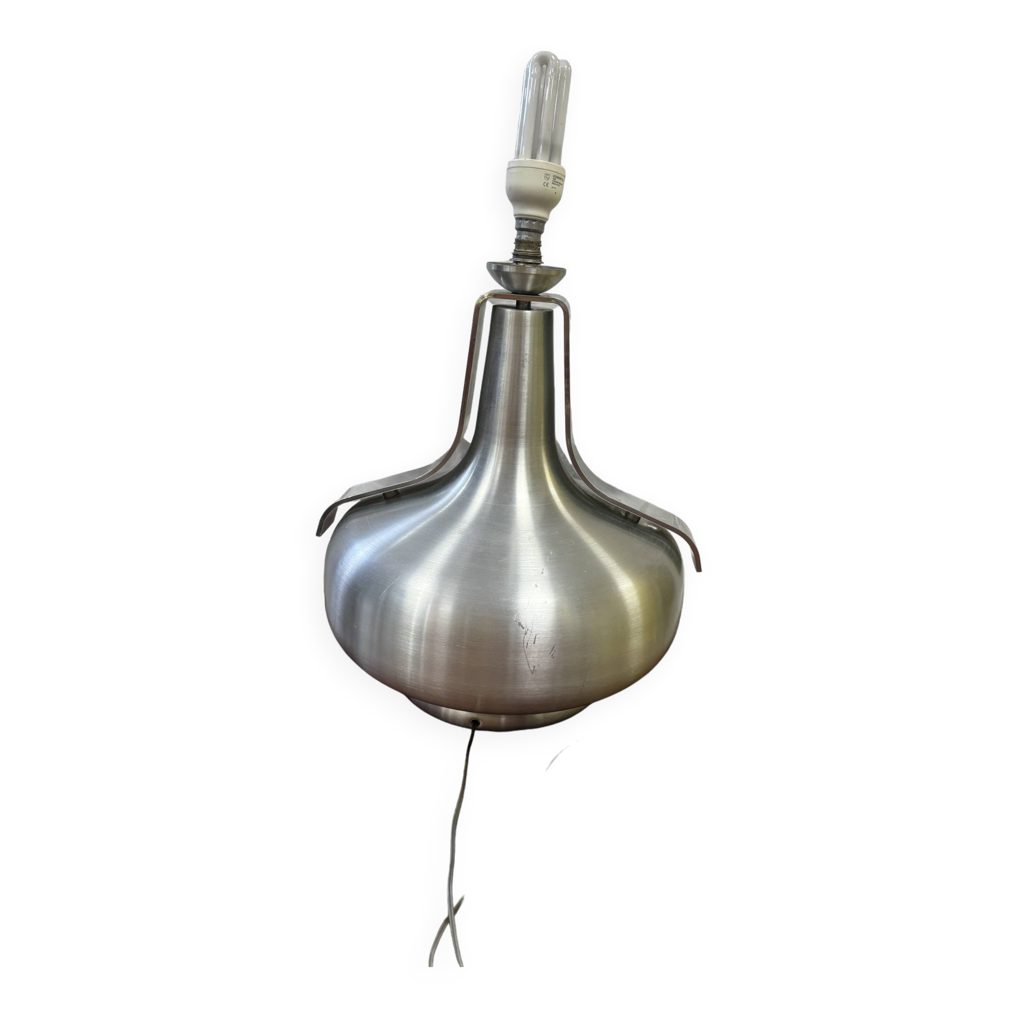 Vintage 70s silver lamp