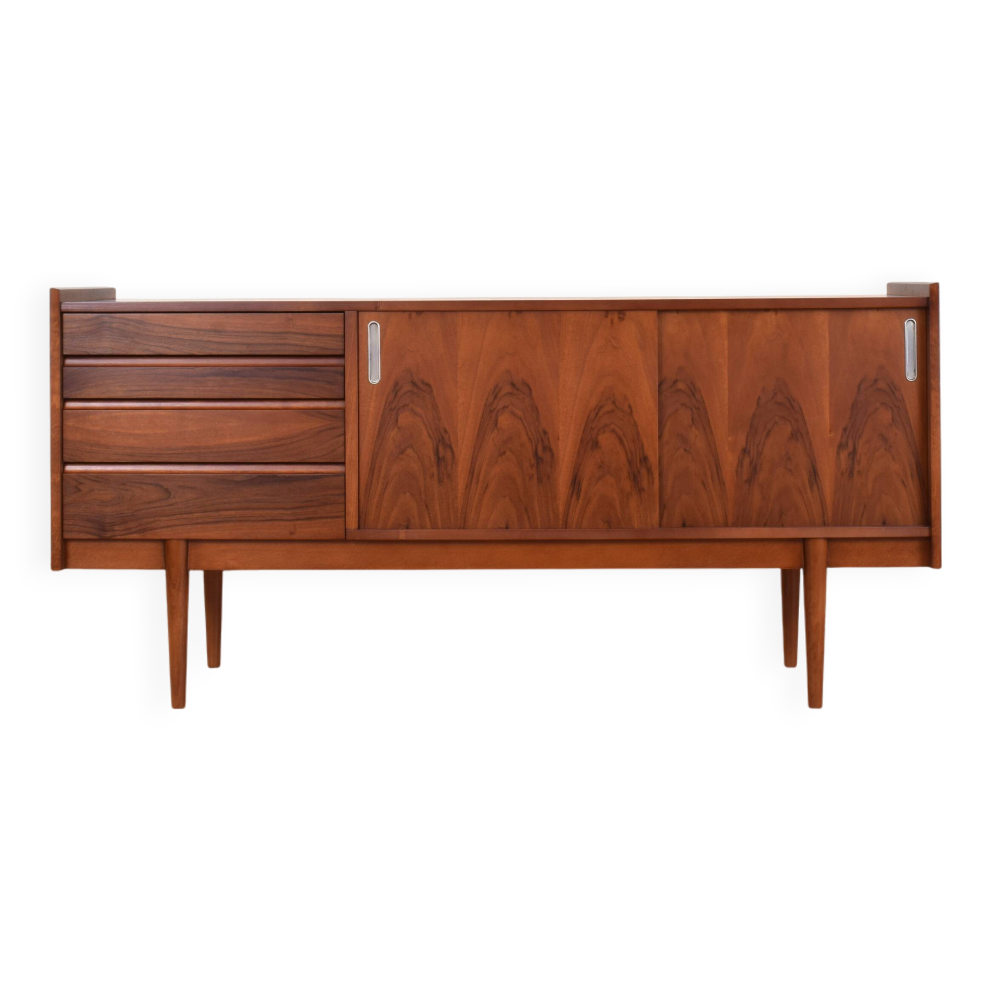 Enfilade Mid-Century en Noyer de Bytomskie Fabryki Mebli, Pologne, 1960s