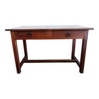 Farmhouse table or desk stamped circa 1920
