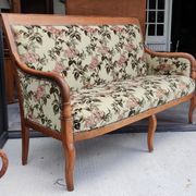 Old cherry wood bench