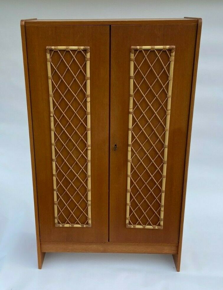 Rattan wardrobe 1950