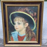 Oil painting on canvas reproduction of Auguste Renoir girl 30x36