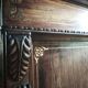 Antique bakery counter in rosewood and Carrara marble.