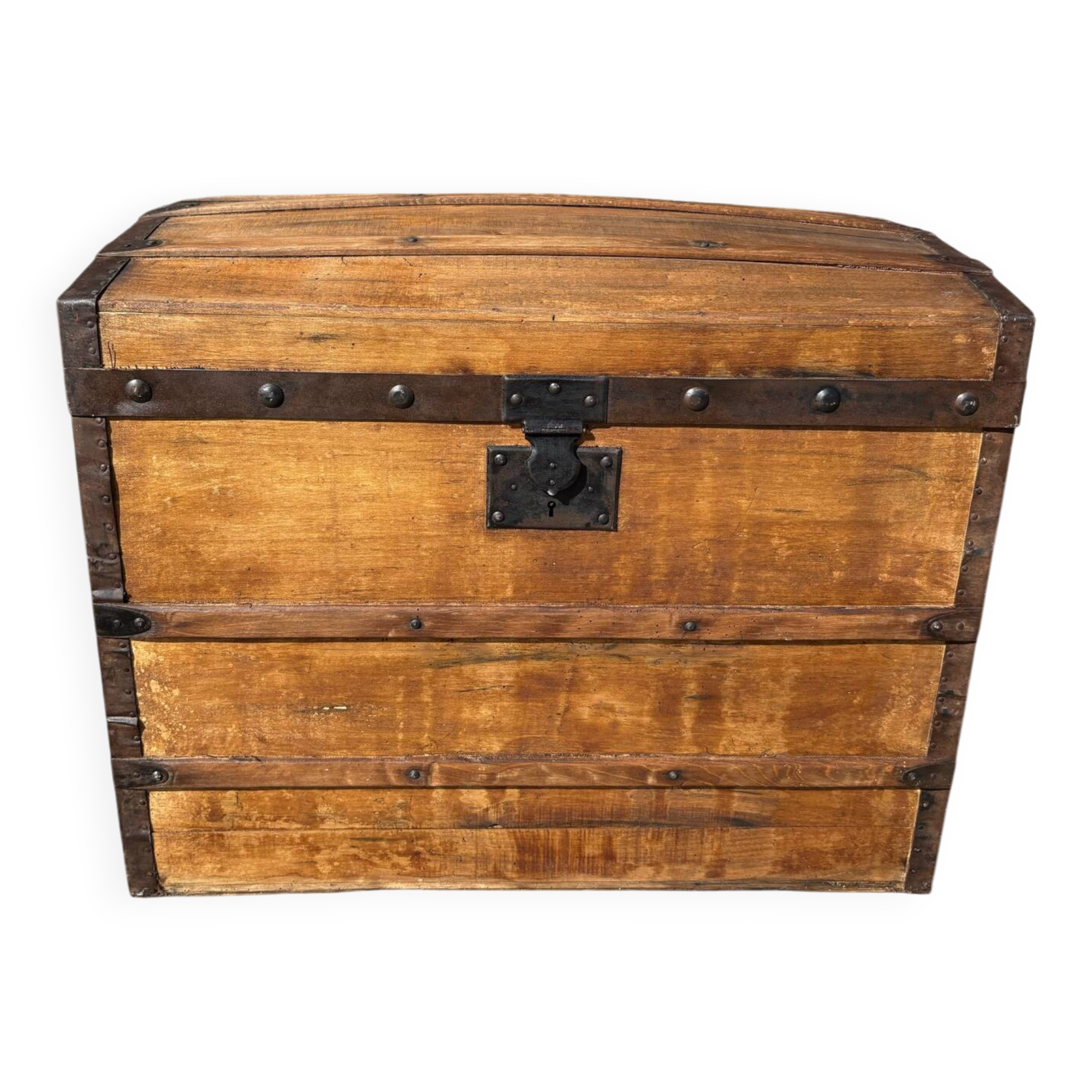 Antique wooden barrel.