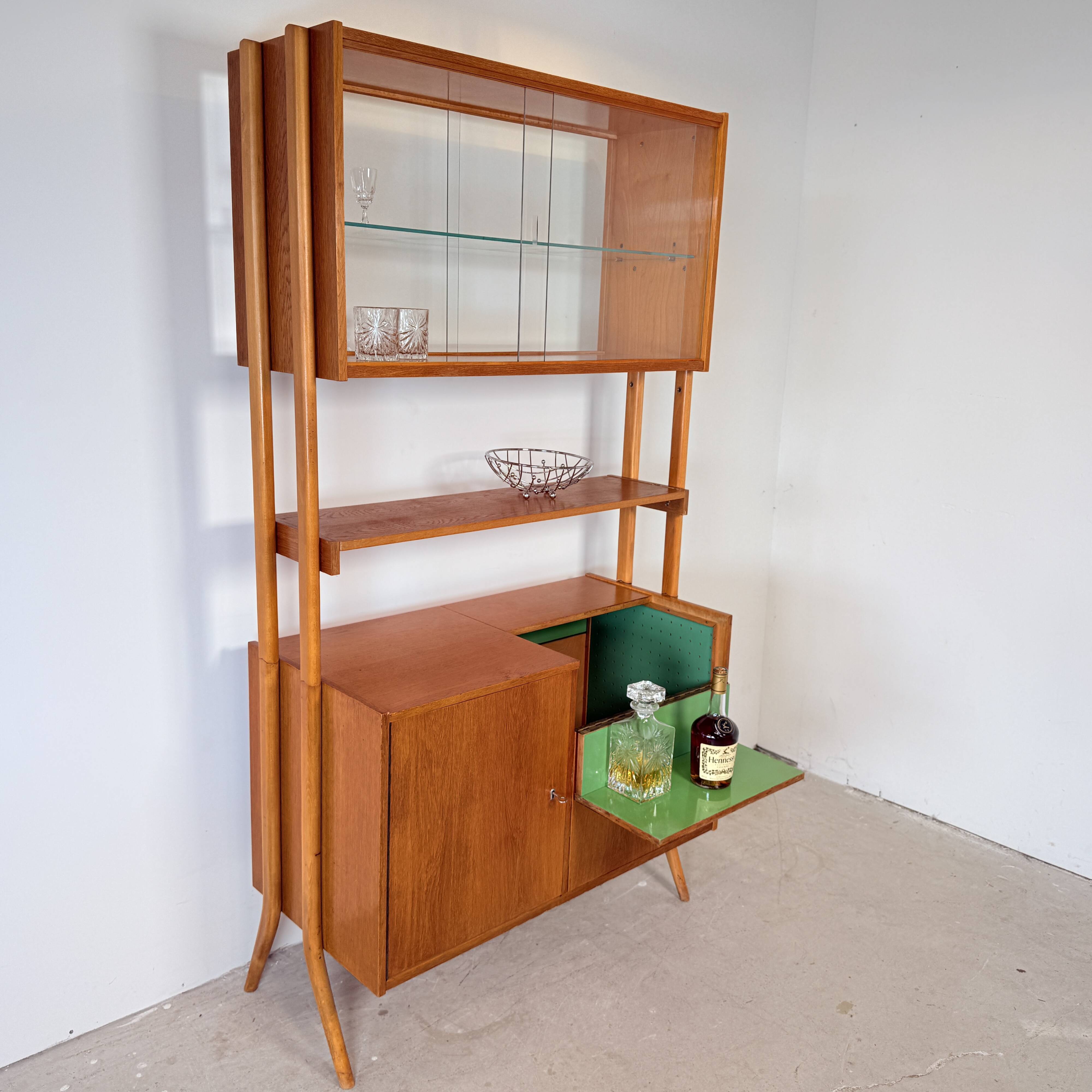 Vintage modular bar cabinet Monti300, František Jirák