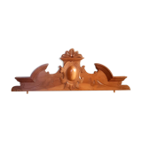 Walnut pediment