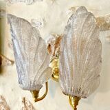 Carl Fagerlund by Orrifors double wall lamp, 1980s