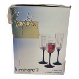 Vintage White Wine Glasses, 1970s