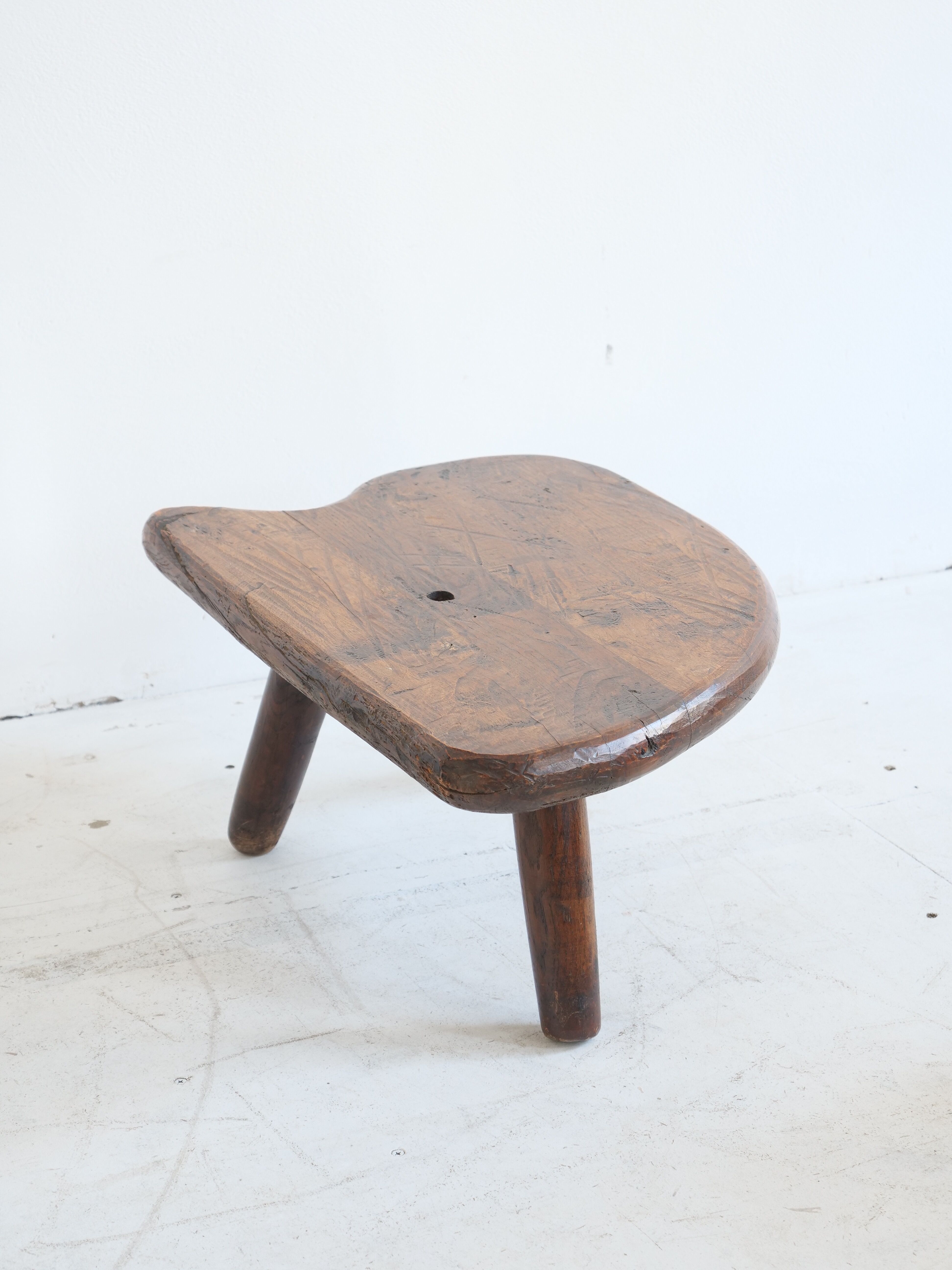 Wooden free-form coffee table