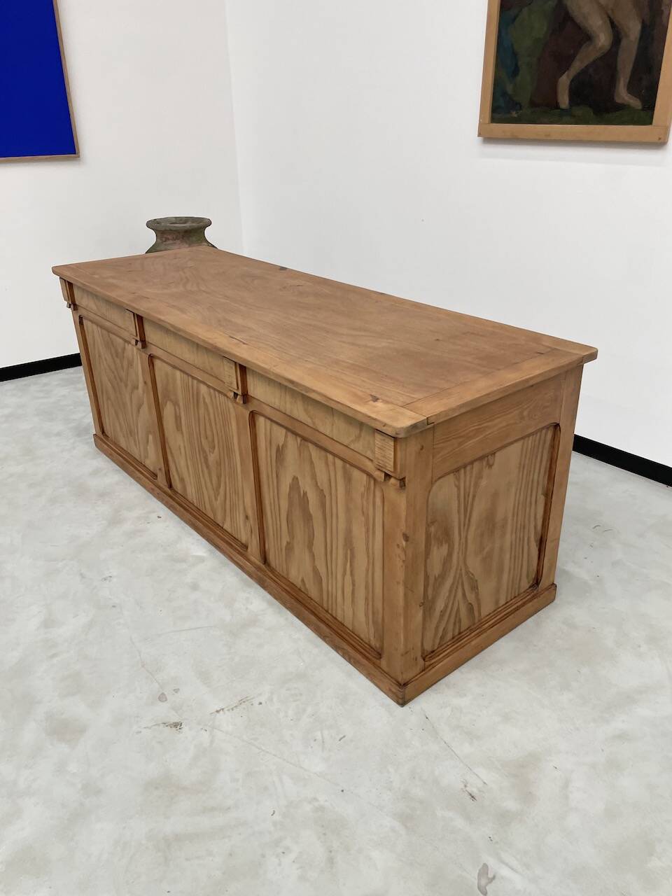 2m central island pine counter