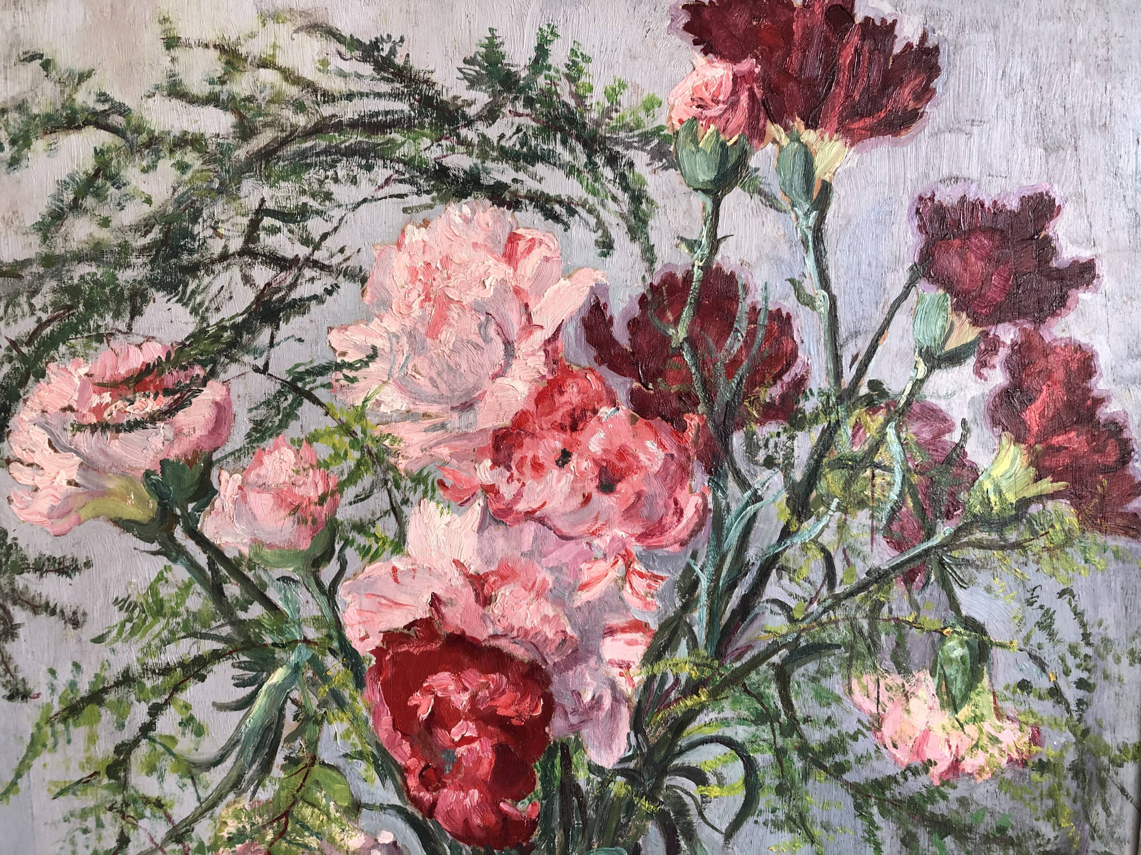 Oil on signed wood panel