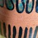 Vintage signed ceramic vase dimensions: height - 22 cm - diameter - 15 cm