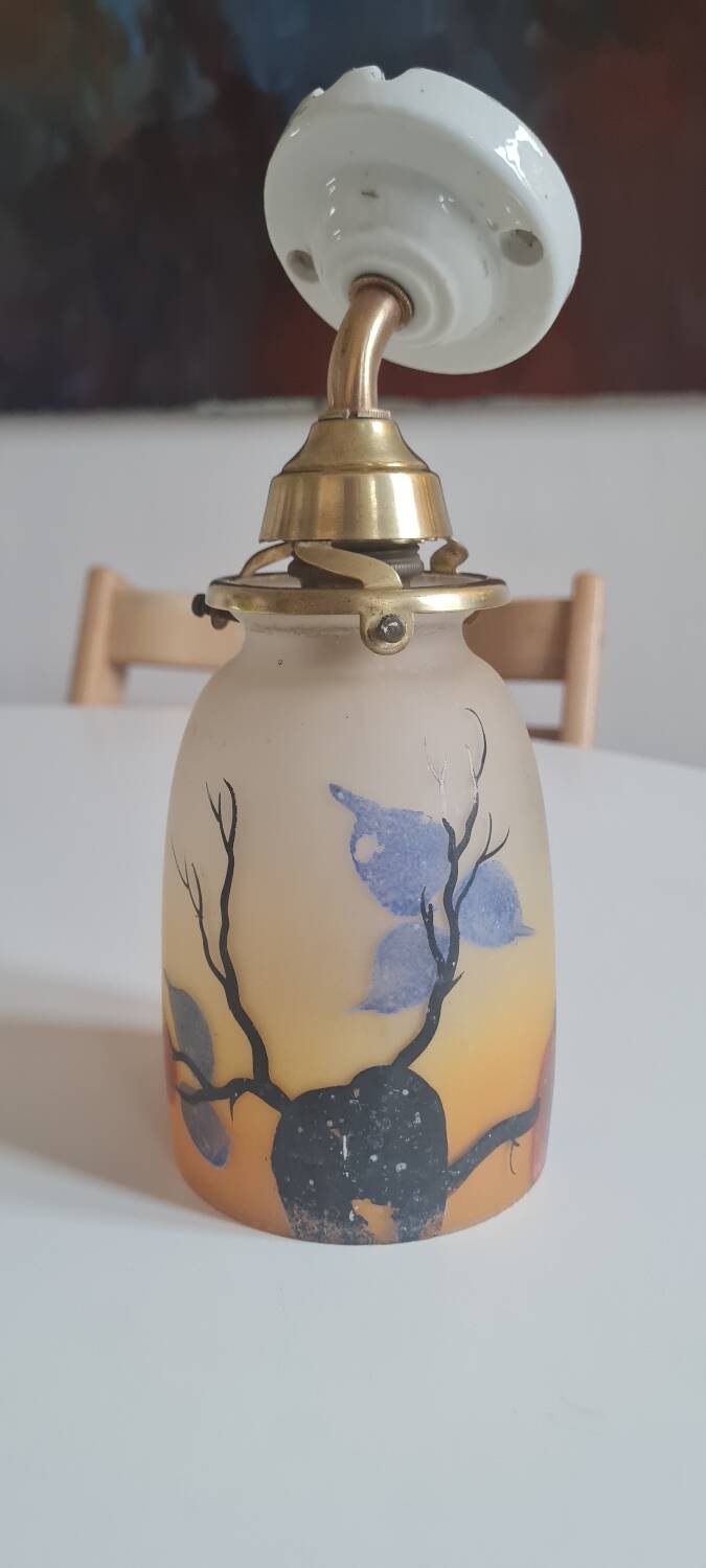 Daum nancy glass paste wall lamp