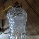 Walker lamp globe tulip starry glass support brass