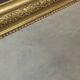 Antique Louis Philippe gilded vintage fireplace mirror - 86.5 x 62 cm