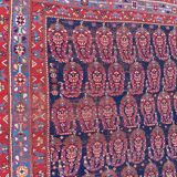 Tapis persan ancien de afshar 132x176cm
