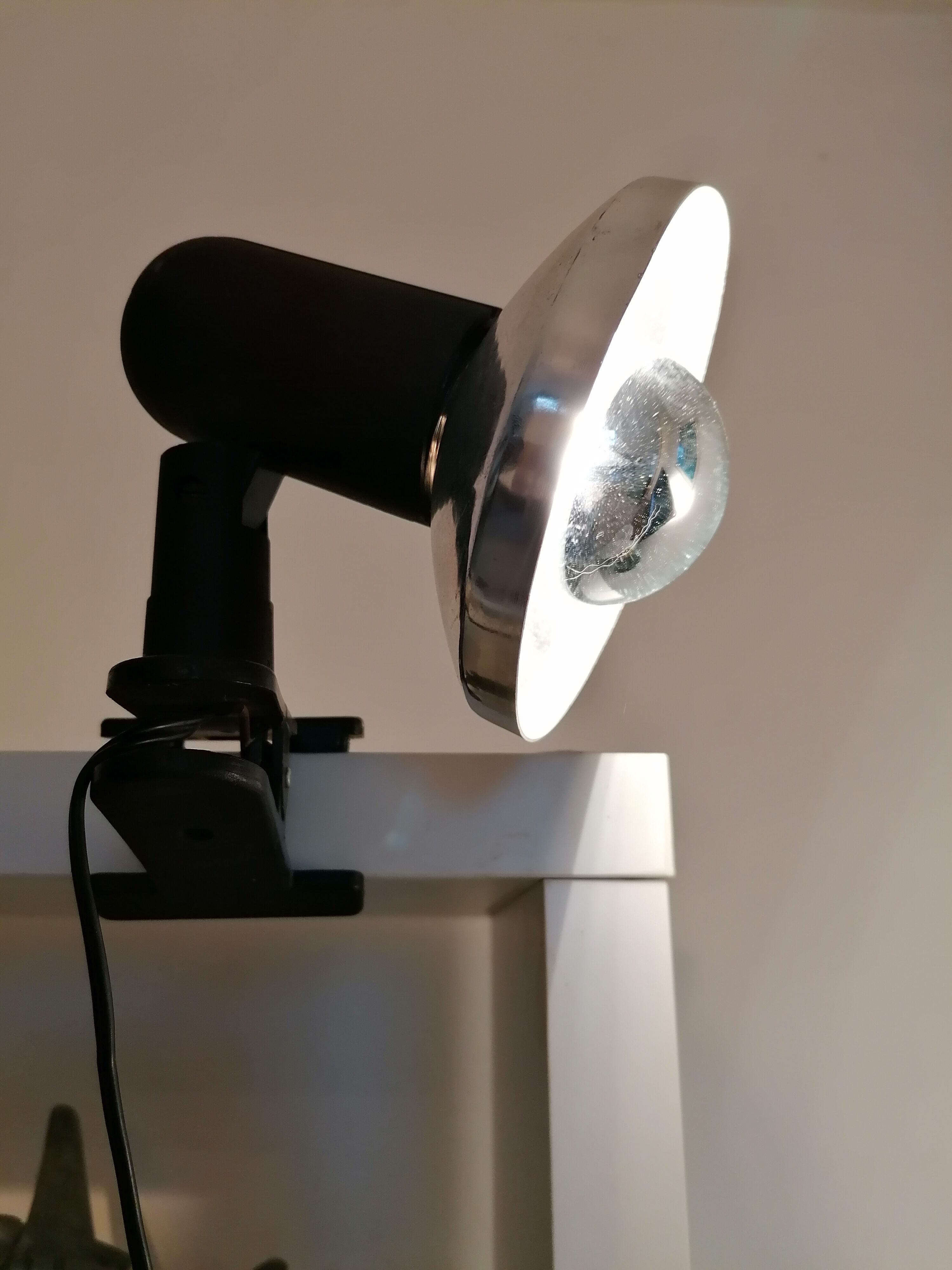 Vintage clip spot lamp
