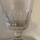 7 glasses on foot old glass bubbled and blown 19th century
