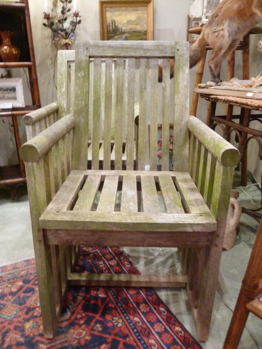 Pair of garden chairs