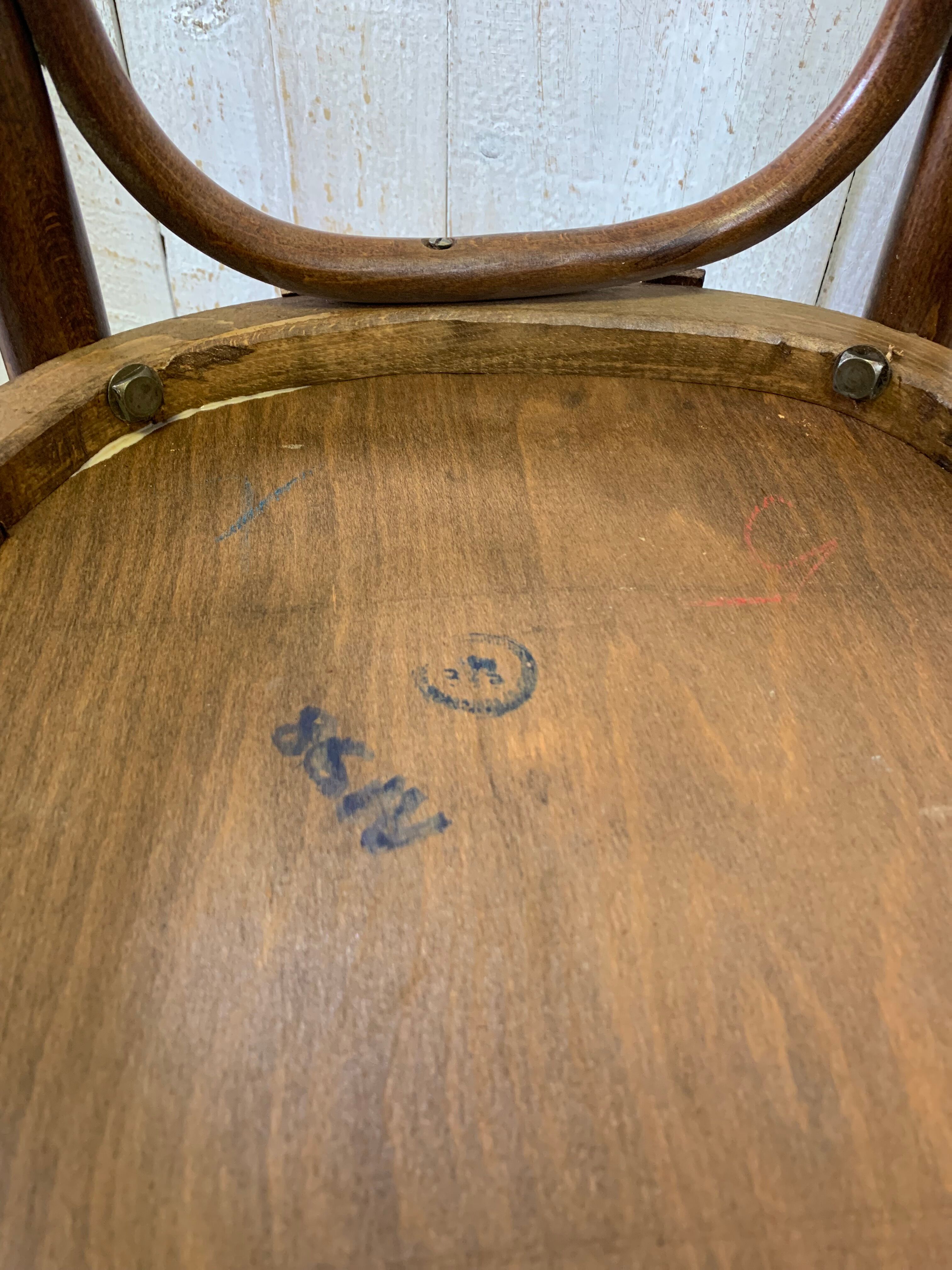 Pair of bistro chairs