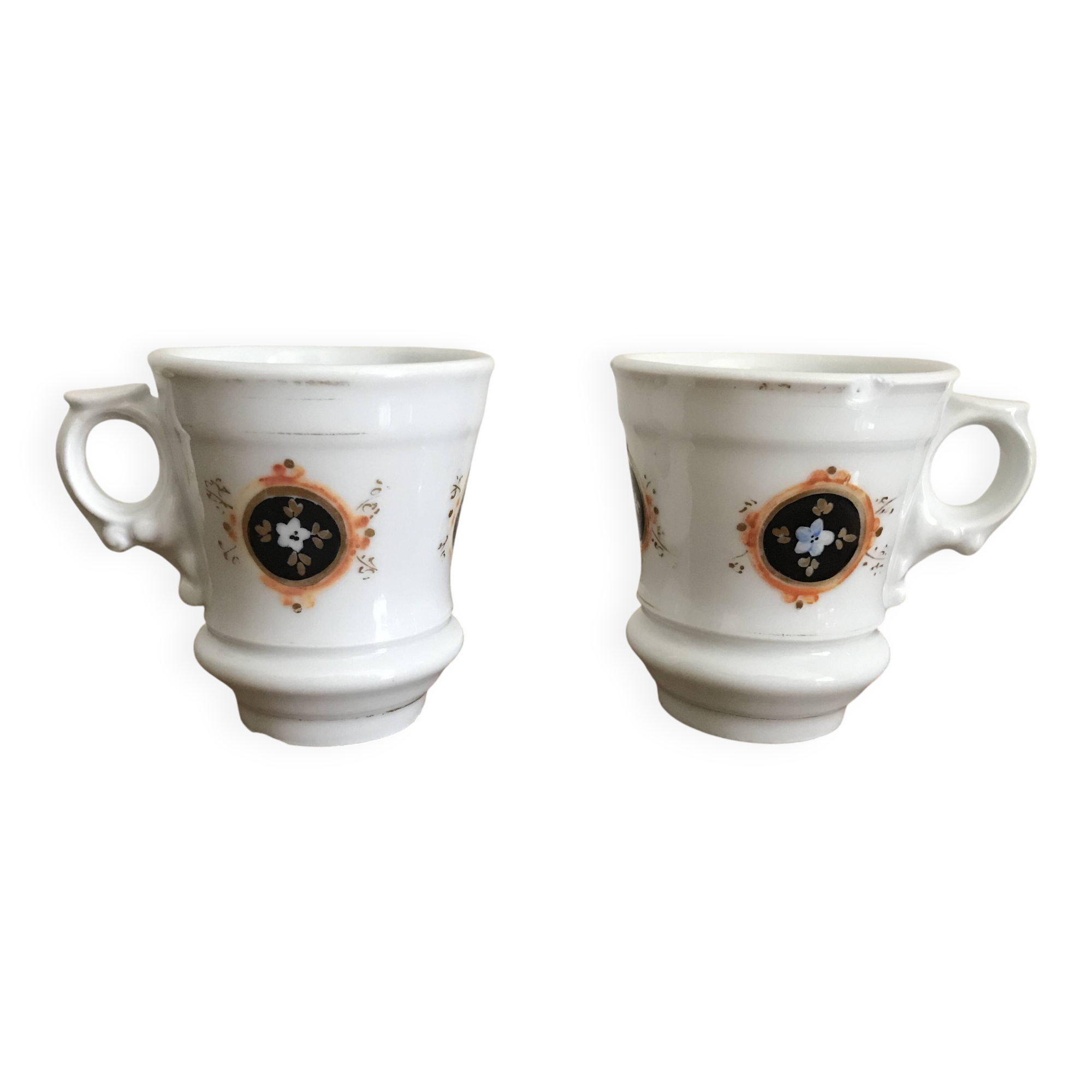 Pair of Napoleon III firebrand cups