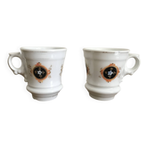 Paire de tasses brûlot Napoleon III
