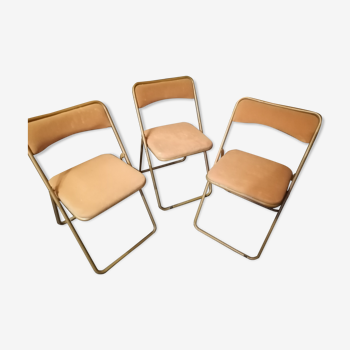 Lot 3 chaises pliantes lafuma tachées