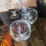Antique engraved glasses