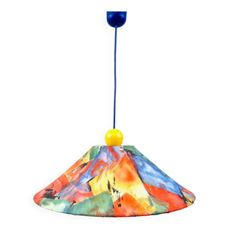 Postmodern Vintage 80s Pendant hanging Lamp