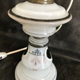 1079 Table lamp (1) - Art Nouveau - Enamelled Opaline