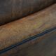 Fauteuil en cuir de mouton de style anglais