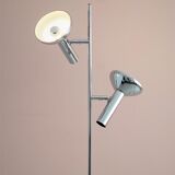 Chrome Koch réglable &Lowy OMI Lampadaire, années 1970.