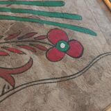 Painting on paper of Amate birds and flowers