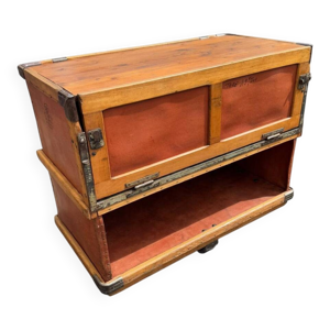 Caisse buffet bar / étagère – Mobilier industriel «?Suroy?»