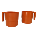 Pair of vintage cups 70s