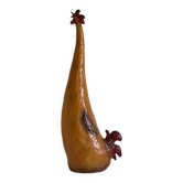 glazed earthenware hen