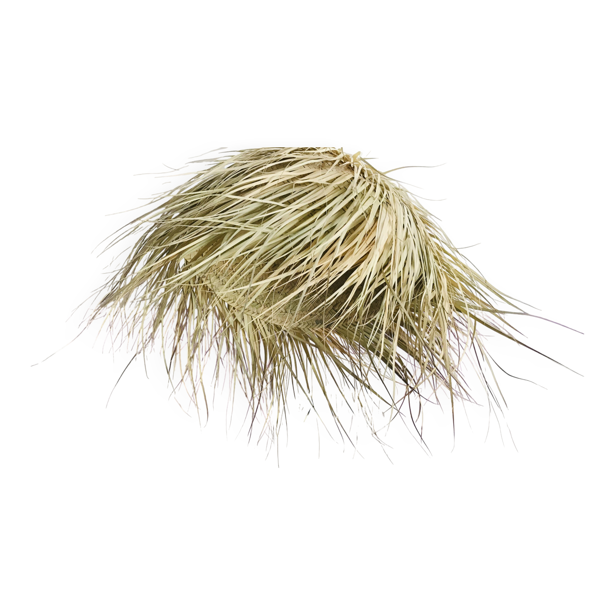 Bohemian straw pendant light 40cm - Ball, Wicker lampshade