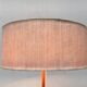 Lampe de table en teck type 25 milieu du siècle de Temde
