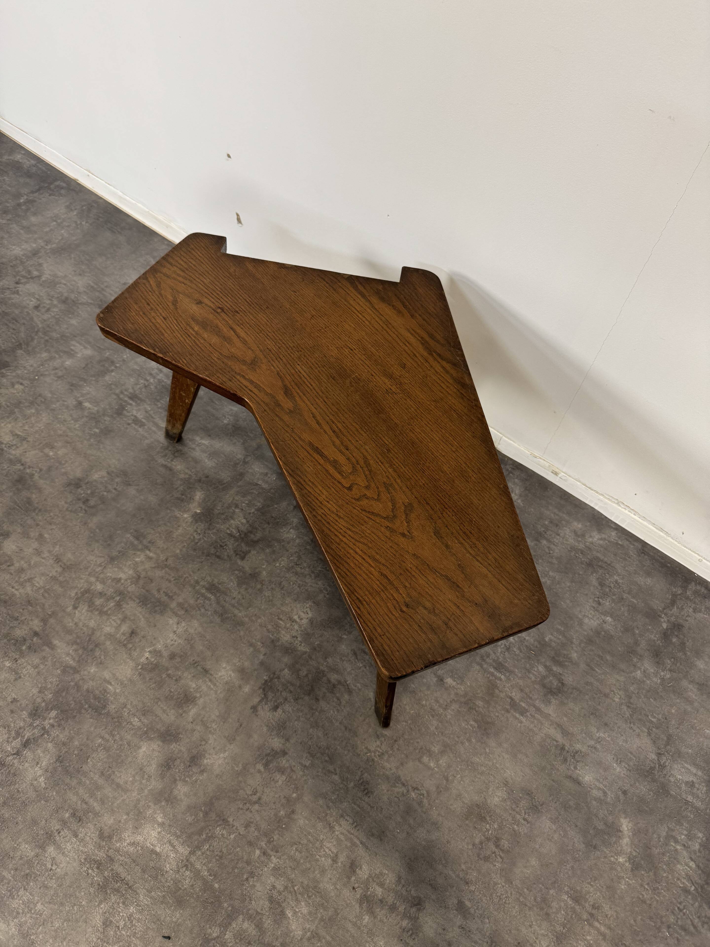Modernist oak coffee table