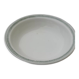 Plat rond creux en faïence de Saint Amand modèle 4015 diam 27 cm