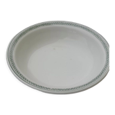 Plat rond creux en faïence de Saint Amand modèle 4015 diam 27 cm
