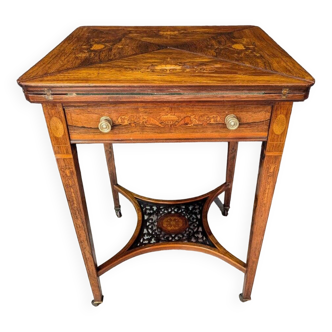 Asian handkerchief game table