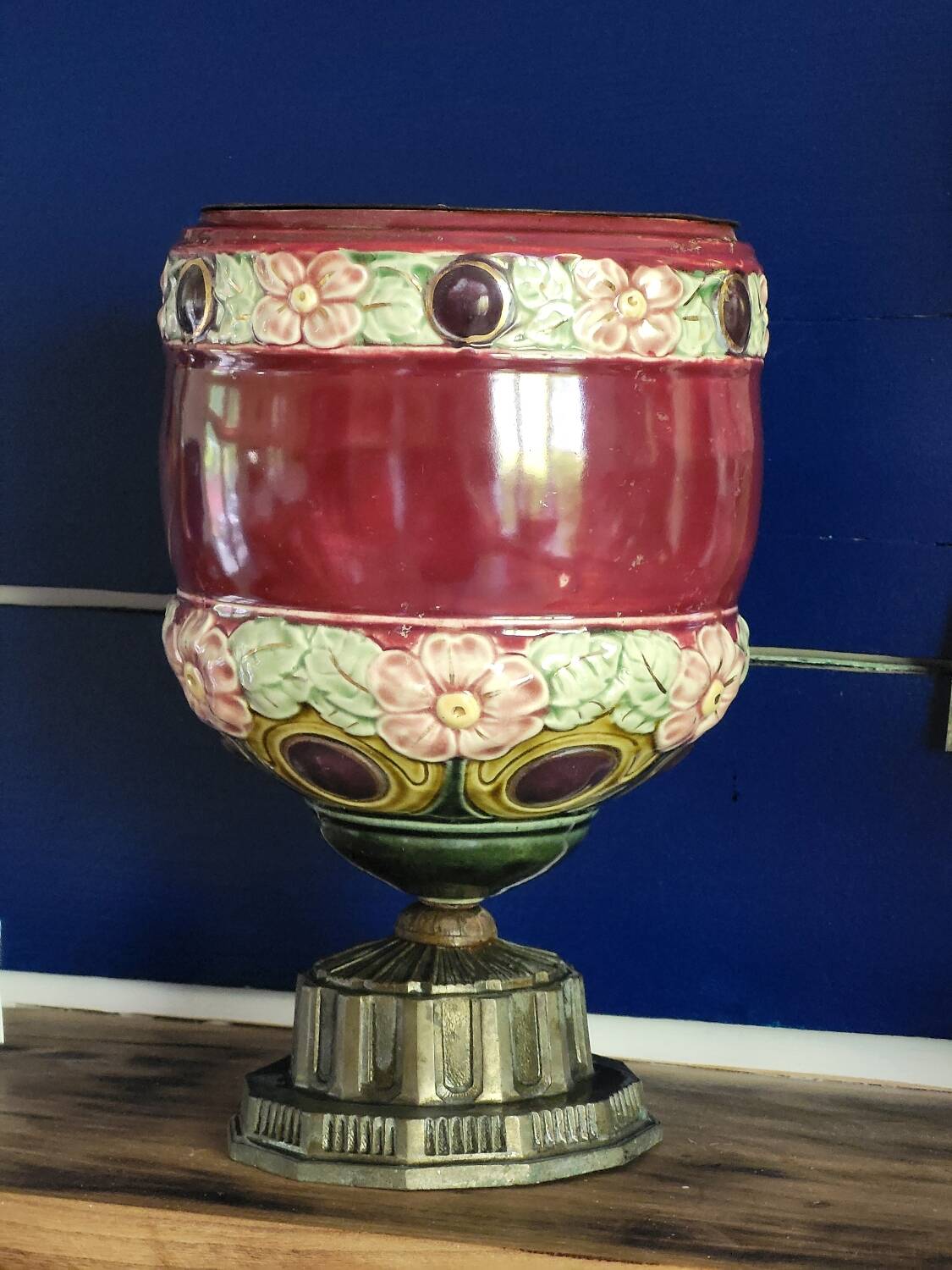 Cache pot barbotine
